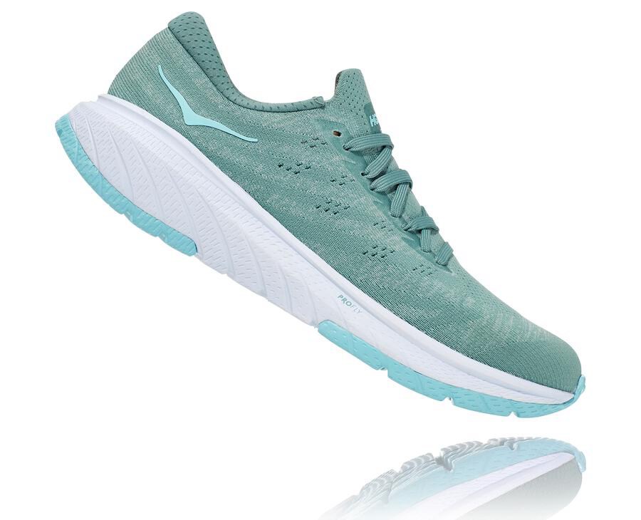 Hoka One One Cavu 3 Promenadskor Dam - Blå/Vita - FLQJU-1243